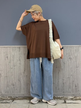 「BACK NUMBER（バックナンバー）のアイテム」を使った、ナチさん（レディース・163cm）の夏コーディネート