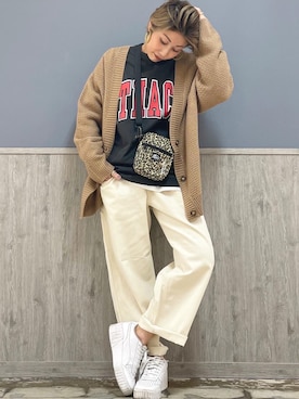 「カラーパレット」｜Naaachiさん（レディース・163cm）の冬コーディネート