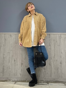 Naaachiさん（レディース・163cm）の冬コーディネート