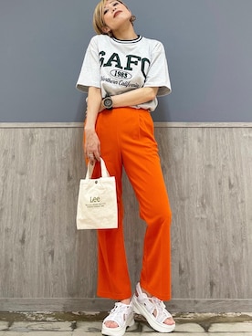 「タックイン」｜Naaachiさん（レディース・163cm）の春コーディネート