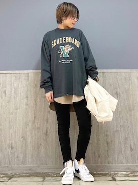 「ショートヘア」｜Naaachiさん（レディース・163cm）の秋コーディネート