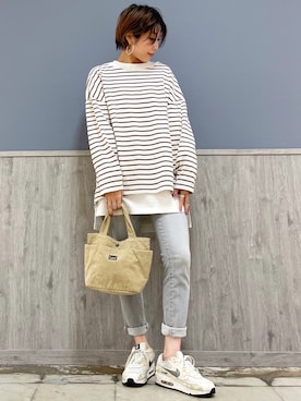 「アイテム（その他トップス）」を使った、Naaachiさん（レディース・163cm・30代）の秋コーディネート