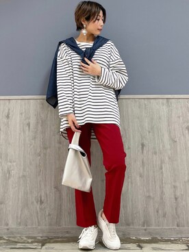 「アイテム（その他トップス）」を使った、Naaachiさん（レディース・163cm・30代）の夏コーディネート