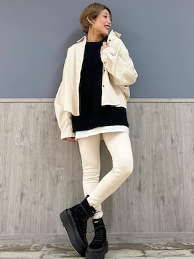 Naaachiさん（レディース・163cm）の冬コーディネート