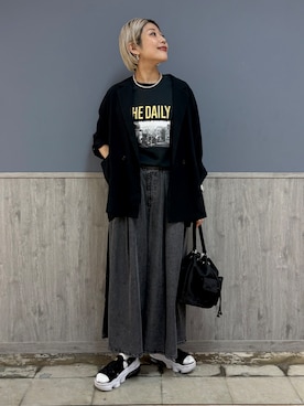「Right-on（ライトオン）のアイテム」を使った、ナチさん（レディース・163cm）の夏コーディネート