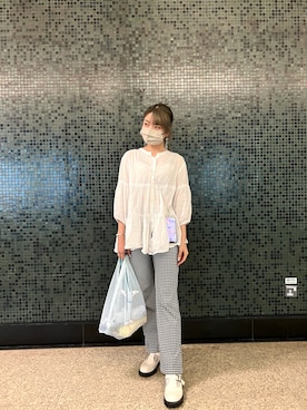 𝐇𝐚𝐳𝐞𝐥(๑˃̵ᴗ˂̵)وさん（レディース・158cm）の春コーディネート