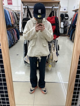 「BACK NUMBER（バックナンバー）のアイテム（マウンテンパーカー）」を使った、zeroさん（メンズ・168cm）の春コーディネート