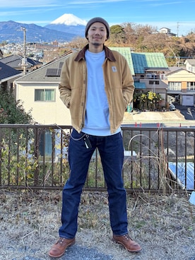 「Acne Studios（アクネストゥディオズ）のアイテム」を使った、YOUさん（メンズ・180cm）の冬コーディネート