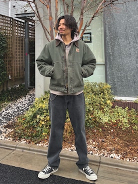 YOUさん（メンズ・180cm）の冬コーディネート