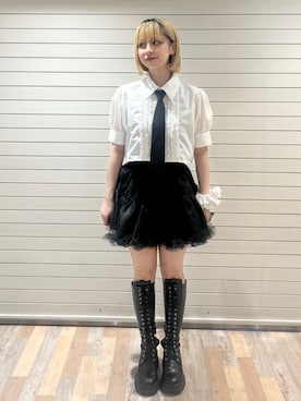 「アイテム（フォーマルスーツ/小物）」を使った、RINAさん（レディース・156cm）の夏コーディネート