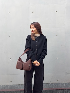 「アイテム（パンプス）」を使った、菜乃さん（レディース・155cm・20代）の秋コーディネート