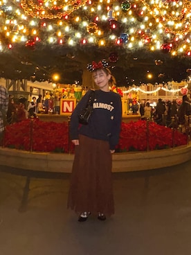 「アイテム（パンプス）」を使った、菜乃さん（レディース・155cm）の冬コーディネート