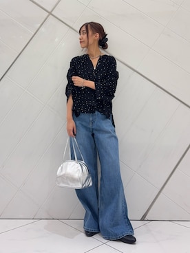 「URBAN RESEARCH DOORS（アーバンリサーチドアーズ）のアイテム（シューズ）」を使った、菜乃さん（レディース・155cm）の秋コーディネート