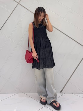 菜乃さん（レディース・155cm）の夏コーディネート