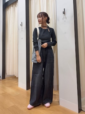 「URBAN RESEARCH（アーバンリサーチ）のアイテム」を使った、菜乃さん（レディース・155cm）の秋コーディネート