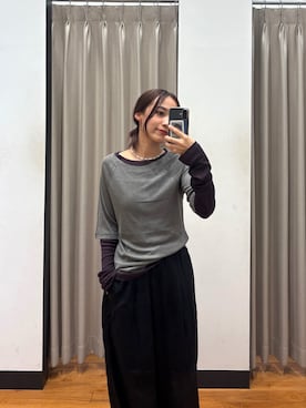 「LAATO（ラート）のアイテム」を使った、菜乃さん（レディース・155cm）の夏コーディネート