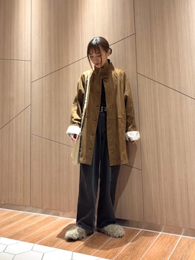 菜乃さん（骨格ウェーブ・レディース・155cm）の秋コーディネート