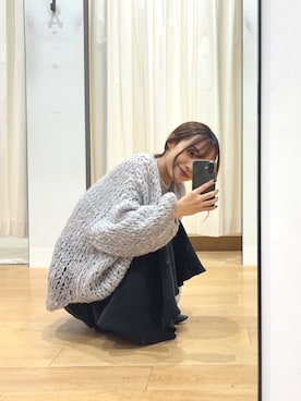「アイテム（キャミソール）」を使った、菜乃さん（レディース・155cm）の秋コーディネート