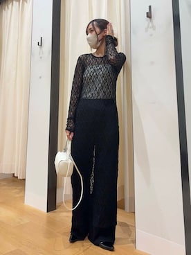 「アイテム（ワンピース）」を使った、菜乃さん（レディース・155cm）の夏コーディネート