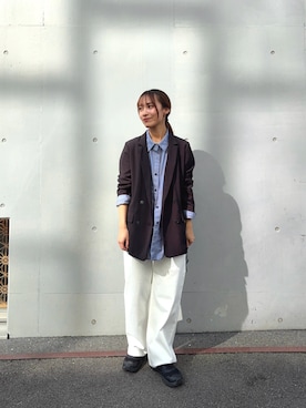 「PICCADILLY（ピカデリー）のアイテム」を使った、菜乃さん（レディース・155cm）の春コーディネート