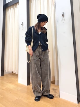 「アイテム（その他シューズ）」を使った、菜乃さん（レディース・155cm・20代）の秋コーディネート