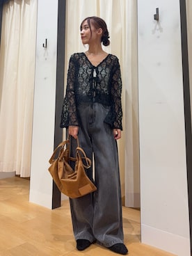 「アイテム（その他シューズ）」を使った、菜乃さん（レディース・155cm・20代）の夏コーディネート