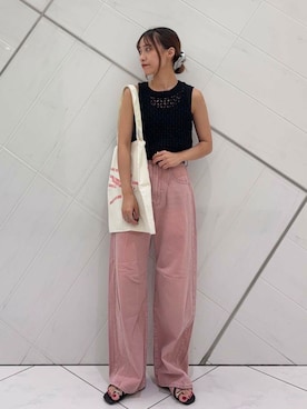 菜乃さん（レディース・155cm）の夏コーディネート