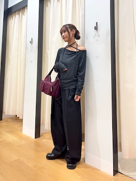 「アイテム（その他シューズ）」を使った、菜乃さん（レディース・155cm）の秋コーディネート