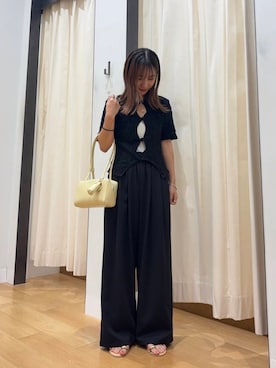 「NICOLAS LAINAS（ニコラスライナス）のアイテム」を使った、菜乃さん（レディース・154cm）の夏コーディネート
