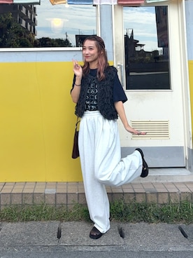 「私服」｜菜乃さん（レディース・155cm）の秋コーディネート