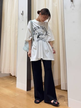 「SMELLY（スメリー）のアイテム（アクセサリー）」を使った、菜乃さん（レディース・155cm）の夏コーディネート