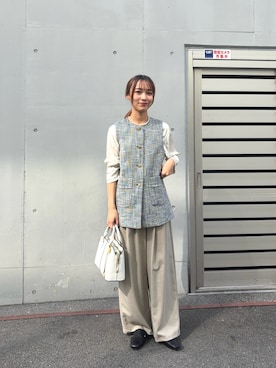 菜乃さん（レディース・155cm）の春コーディネート