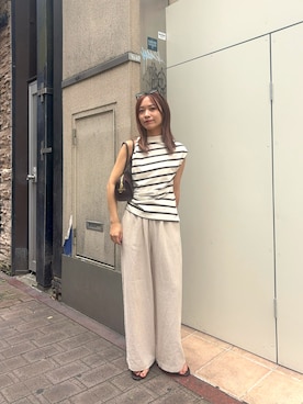 菜乃さん（レディース・155cm）の夏コーディネート