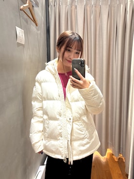 「アイテム（その他アウター）」を使った、菜乃さん（レディース・155cm）の秋コーディネート