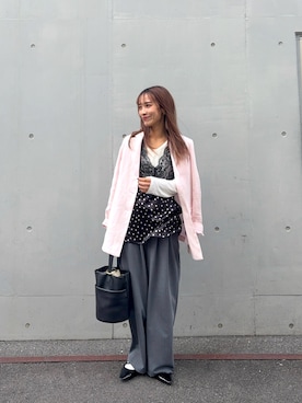 菜乃さん（レディース・155cm）の春コーディネート