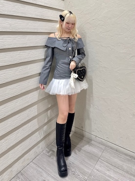 naoさん（レディース・163cm）の冬コーディネート