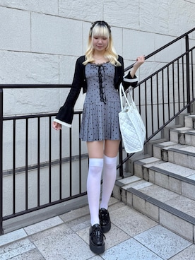 「アイテム（ワンピース/ドレス）」を使った、naoさん（レディース・163cm）の夏コーディネート
