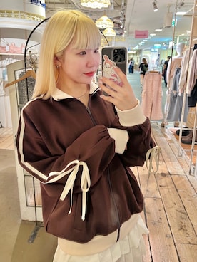 「OLIVE des OLIVE（オリーブデオリーブ）のアイテム（スウェット）」を使った、naoさん（レディース・163cm）の秋コーディネート