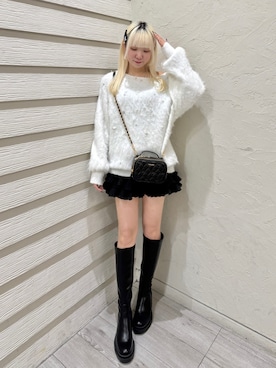 「アイテム（ヘアピン）」を使った、naoさん（レディース・163cm）の秋コーディネート