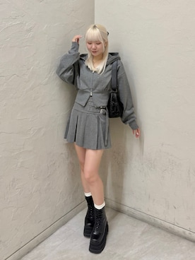 「one after another NICE CLAUP（ワンアフターアナザーナイスクラップ）のアイテム」を使った、naoさん（レディース・163cm）の秋コーディネート