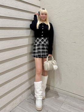 「アイテム（ヘアピン）」を使った、naoさん（レディース・163cm）の秋コーディネート