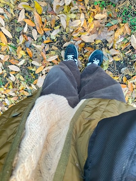 「アイテム（ノーカラーコート）」を使った、mzktrmさん（レディース・150cm）の冬コーディネート