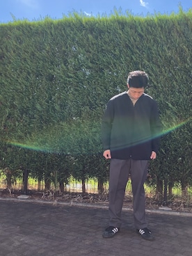「アイテム（ミリタリージャケット）」を使った、renさん（メンズ・169cm）の秋コーディネート
