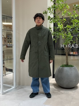 「アイテム（モッズコート）」を使った、renさん（メンズ・169cm）の冬コーディネート