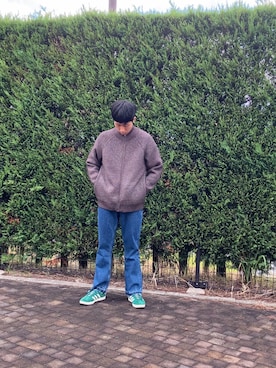 「ITEMS URBANRESEARCH（アイテムズ アーバンリサーチ）のマシンウォシャブルマシュマロドライバーズニット（カーディガン/ボレロ）」を使った、renさん（メンズ・169cm）の秋コーディネート