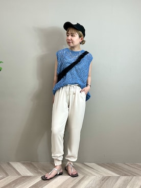 YAMASHITAさん(レディース・156cm)の夏コーディネート