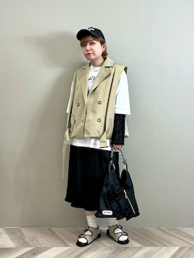 YAMASHITAさん（レディース・156cm）の春コーディネート