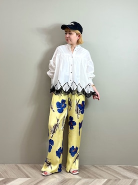 「Gready Brilliant（グレディブリリアン）のアイテム」を使った、YAMASHITAさん（レディース・156cm）の春コーディネート