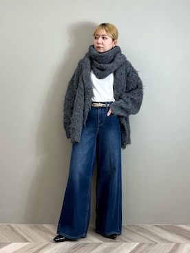 YAMASHITAさん（レディース・156cm）の冬コーディネート