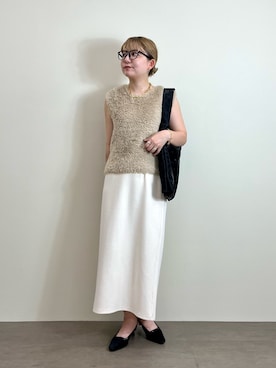 「アイテム（パンプス）」を使った、YAMASHITAさん（レディース・156cm）の夏コーディネート